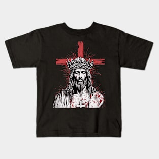 Jesus Christ the Beginning and the End Kids T-Shirt